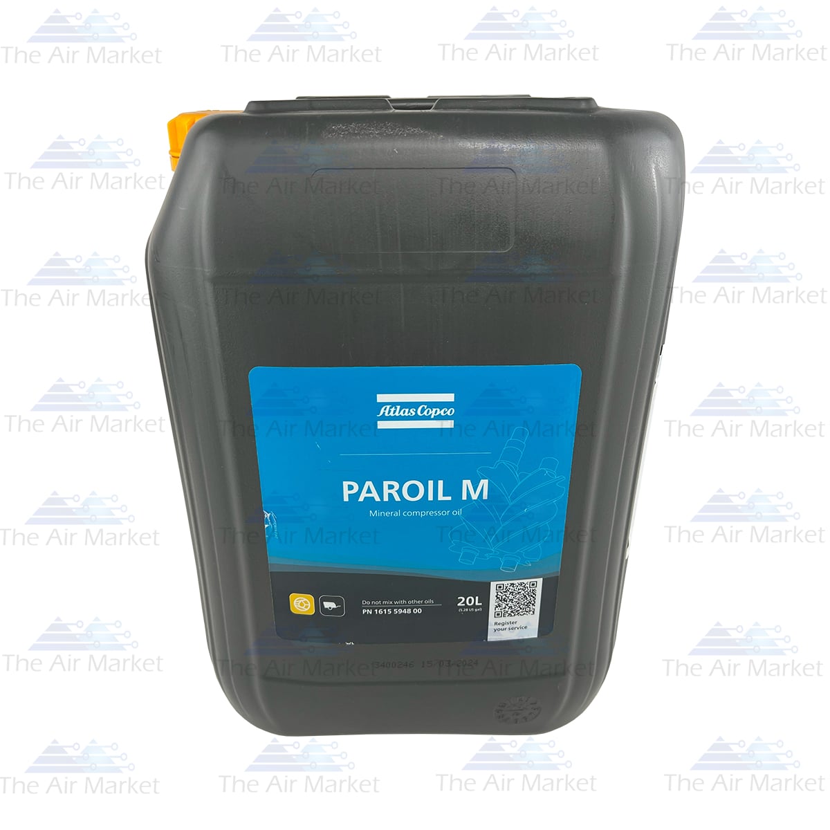 1615594800-3Q61-TAMPIC1 Atlas Copco Part 1615594800 | Oil Can Paroil M 20L - Image 1