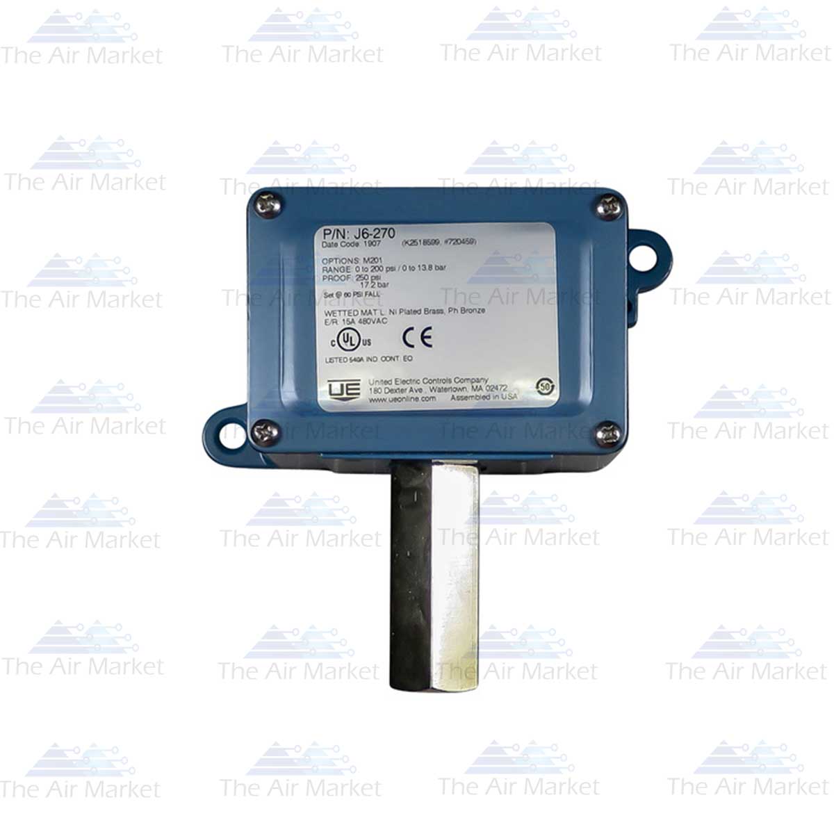 3215749-TAM Hankison Part 3215749 | Pressure Switch, Set@60PSIG, 1/4"NPT-F - Image 1